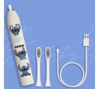 Cute Stitch and Angel Rechargeable with 2 Replacement Brush Heads Kids Teens Girl Boy Unisex Gift Birthday Christmas Xmas (Stitch2, One Size)