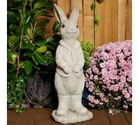 Cute Stone Cast Peter Rabbit Large Garden Sculpture
