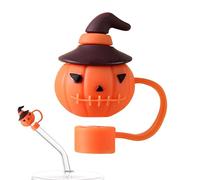 Cute Straw Toppers for Tumblers | Spill Proof Straw Tips Cover Cup Stopper Set | Dust Proof Silicone Cartoon Toppers, Spill Stopper for Tumblers, 10mm Dust-Proof Drink Plugs Set, for Cups Accessories