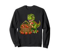 Cute Strawberries Basket Dino Sweatshirt