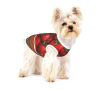 cute strawberries Full Print Cotton Pet Vest L Dog Cat Clothes Soft Elastic Breathable Pullover Pet