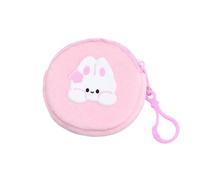 Cute Strawberry Bag Charm Kawaii Small Coin Purse Pouch Y2k Keychain with Zipper Cutecore Animal Bag Accessories, Pink, One size, Cute, Vintage, Y2k, Preppy