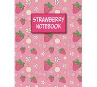 Cute Strawberry Notebook: Kawaii Grid Journal for School, Notes & Doodling
