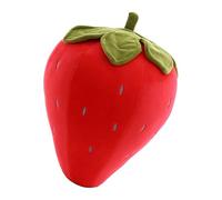 Cute Strawberry Plush, Soft Cushion Pillow Toy, Stuffed Figure Accent, Polyester Fabric Home Decor Print, Ornament Display Set Mini Sculpture, Bedroom Nursery Living Space Use 7.87-9.84 inches