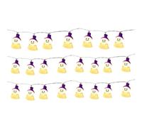 Cute String Lights,5.4 FT 10 LED White Water Bird Shag Fairy Light Battery Operated for Home Party Camping Garden Decoration () Christmas Lights Small Strand Indoor (Dark Purple, 20cm)