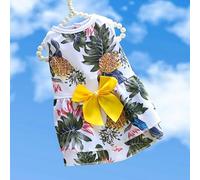 Cute Striped Harness Net TuTu Skirt for Small to Medium Dogs and Cats - Spring and Summer Pet Dress