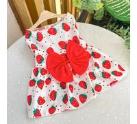 Cute Striped Harness Net TuTu Skirt for Small to Medium Dogs and Cats - Spring and Summer Pet Dress