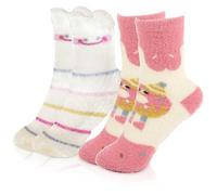 Cute Stuff Pink Socks For Women,Fuzzy Winter Fluffy Lazy Sleeper Socks Warm Thick Cozy Trendy Plush Mid-Calf Socks Room Decor Halloween Christmas Birthday Gifts for Women Teen Girls