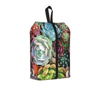 Cute Succulents Print Travel Shoe Storage Bag Unisex Organizer Pouch Lightweight Portable Vacation