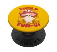 Cute Such A Fun-Gi Mushroom Pun Kawaii Fungi PopSockets Adhesive PopGrip
