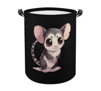 Cute Sugar Glider Funny Laundry Baskets Collapsible Waterproof Clothes Hamper Storage Bins with Handles 13.8"x13.8"x17.3" 17.3"x17.3"x17.3"