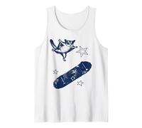 Cute Sugar Glider Skateboarding Design Sugar Glider Owners Tank Top