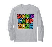 Cute Summer Camp 2026 Kids Camping Host Chaos Coordinator Long Sleeve T-Shirt