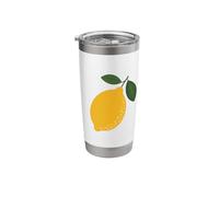 Cute Summer Lemon Fruit Citrus Stainless Steel Insulated Tumbler