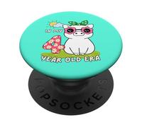 Cute Summer Piggy 4th Birthday In My 4 Year Old Era Fun Pig PopSockets Adhesive PopGrip