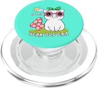 Cute Summer Piggy 4th Birthday In My 4 Year Old Era Fun Pig PopSockets PopGrip for MagSafe