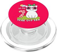 Cute Summer Piggy 7th Birthday In My 7 Year Old Era Fun Pig PopSockets PopGrip for MagSafe