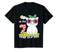 Cute Summer Piggy 7th Birthday In My 7 Year Old Era Fun Pig T-Shirt