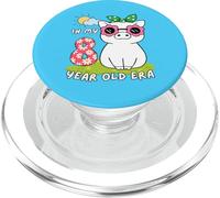 Cute Summer Piggy 8th Birthday In My 8 Year Old Era Fun Pig PopSockets PopGrip for MagSafe