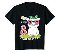 Cute Summer Piggy 8th Birthday In My 8 Year Old Era Fun Pig T-Shirt