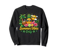 Cute Summer Vibes Tropical Fruits Summer Vibes Only Sweatshirt