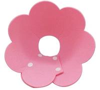 Cute Sunflower Cat Recovery Collar Felt Adjustable Pet Cone Comfy Dog Cone Collar Protective Collar for Kitten,Cats Puppy Rabbit,Xs Pink