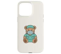 Cute Surgical Nurse Teddy Bear Student Operating Room Staff Case for iPhone 15 Pro Max