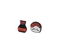 Cute Sushi and Soy Sauce Earrings, Kawaii Food Stud Earrings, 2-Piece Set