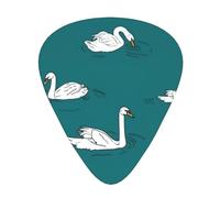 Cute Swans Guitar Picks Set-Premium Abs Material,Various Thicknesses-Enhance Your Playing Experience