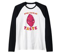Cute Sweet Potato Spud-tacular Food Pun Raglan Baseball Tee