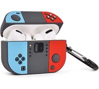 Cute Switch Case for Airpod Pro/Pro 2 Gen Cases 2023/2022/2019, Funny 3D Cartoon Kawaii Air pods Pro 2nd/1st Generation Silicone Cover for Apple iPod Pro with Keychain Boys Girls Kids Teen, Game