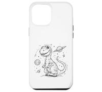 Cute T-Rex Dinosaur Space Explorer Cosmic Dino Adventure Case for iPhone 12 Pro Max