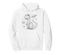 Cute T-Rex Dinosaur Space Explorer Cosmic Dino Adventure Pullover Hoodie