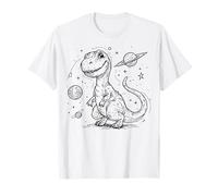 Cute T-Rex Dinosaur Space Explorer Cosmic Dino Adventure T-Shirt