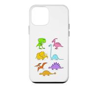 Cute T-Rex Triceratops Children Drawing Dinosaurs Hand Drawn Case for iPhone 12 mini