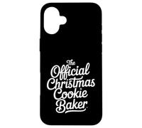 Cute T-Shirt Gift The Official Christmas Cookie Baker Mom Case for iPhone 16 Plus