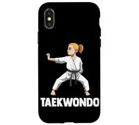 Cute TaeKwonDo Martial Arts Taekwondo Girl Case for iPhone X/XS