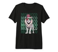 Cute Tarbush Lion Morocco Fez Boys Vacation Dima Maghreb Premium T-Shirt