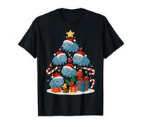 Cute Tardigrade Water Bear Microbiology Christmas Tree Xmas T-Shirt