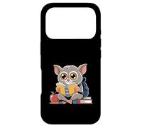 Cute Tarsier Book Lover School Cartoon Case for iPhone 17 Pro