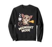 Cute Tarsier Midnight Mode Coffee Lovers Sweatshirt