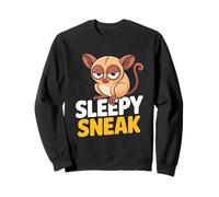 Cute Tarsier Sleepy Sneak Big Eyes Sweatshirt