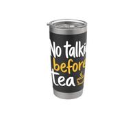 Cute Tea Drinker Morning Tea Addict Drink Tea Stainless Steel Insulated Tumbler