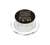 Cute Teacher Garden Flowers Classroom Belonging Aesthetic PopSockets PopGrip for MagSafe