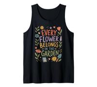 Cute Teacher Garden Flowers Classroom Belonging Aesthetic Tank Top