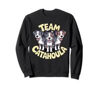 Cute Team Catahoula Spotted Louisiana Pet Breed Leopard Dog Sweatshirt