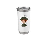 Cute Team Fritz Nutcracker Ballet Christmas Dancer Graphic Stainless Steel Insulated Tumbler