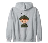 Cute Team Fritz Nutcracker Ballet Christmas Dancer Graphic Zip Hoodie