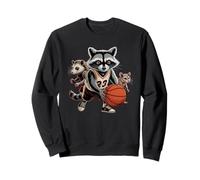 Cute Team Raccoon Basketball Trash Panda Champ Talker Game Sweatshirt