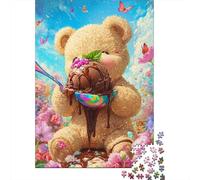 Cute Teddy Bear 1000 Piece Paper Jigsaw Puzzles for Adults & Children Stress Reliever 1000pcs (38x26cm)
